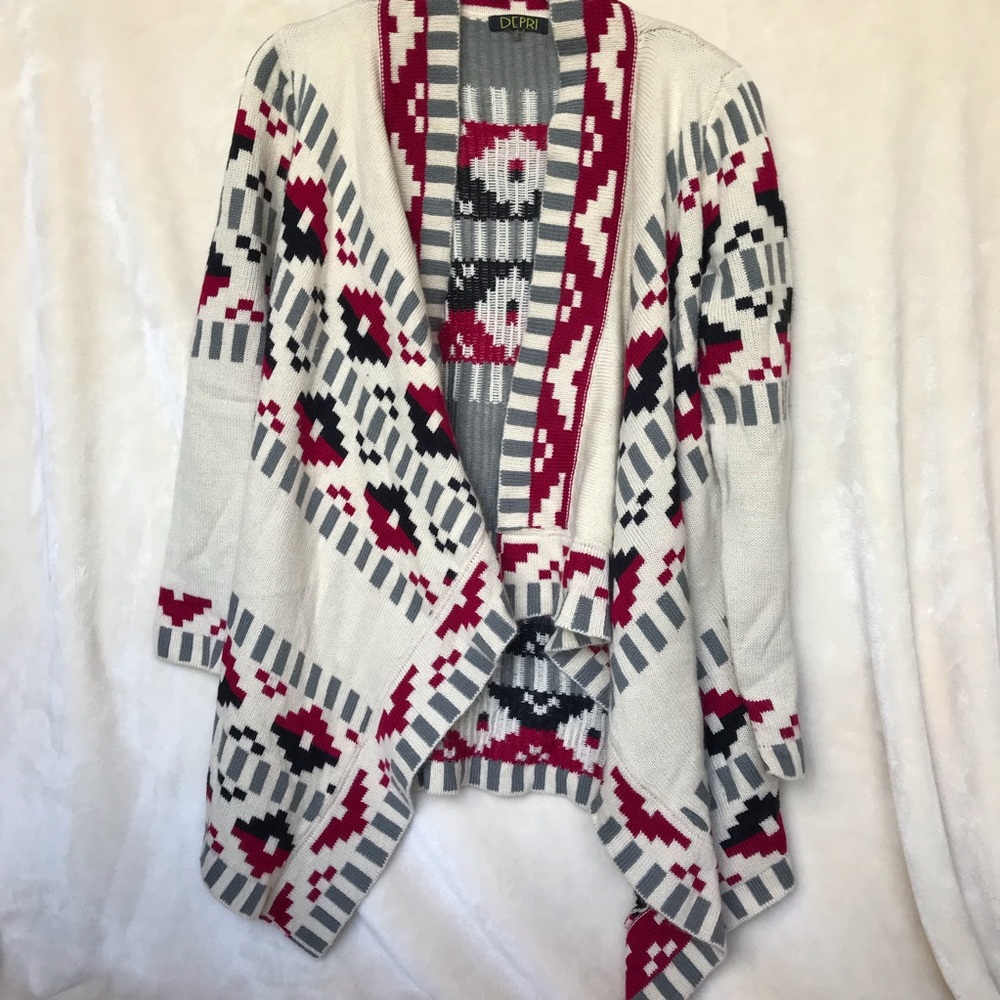 DEPRI cardigan sweater patterned